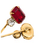 Gemma two-piece crystal-embellished hair pin set