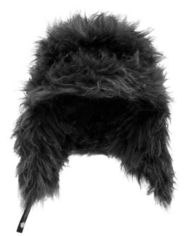 fluffy ear-flap hat