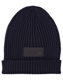 logo patch beanie