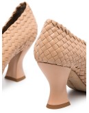 Almond 75mm pumps