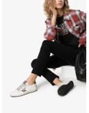 Ball Star leopard and snake-print sneakers