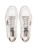 Ball Star leopard and snake-print sneakers
