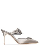 Lurum 110mm crystal-embellished mules