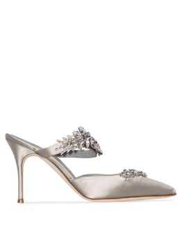 Lurum 110mm crystal-embellished mules
