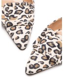 Maysale 70 leopard print mules