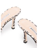 Maysale 70 leopard print mules