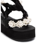 pearl-embellished sandals