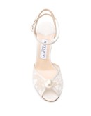 Sacora 85mm pearl-embellished sandals