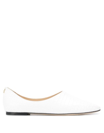 Joselyn crocodile effect loafers