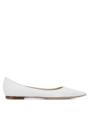 sequin embroidered Love ballerinas