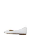 sequin embroidered Love ballerinas