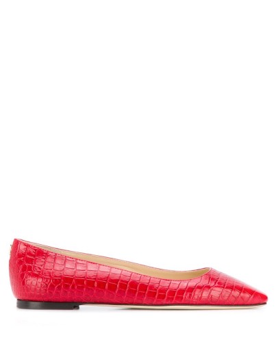 squared toe Mirele ballerinas