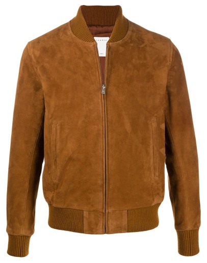 suede bomber jacket