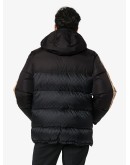 GG stripe puffer coat