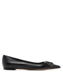VLOGO buckle ballerina shoes