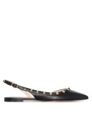 Valentino Garavani Rockstud slingback ballerina shoes