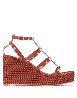 Torchon Rockstud 90mm wedge sandals