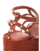 Torchon Rockstud 90mm wedge sandals