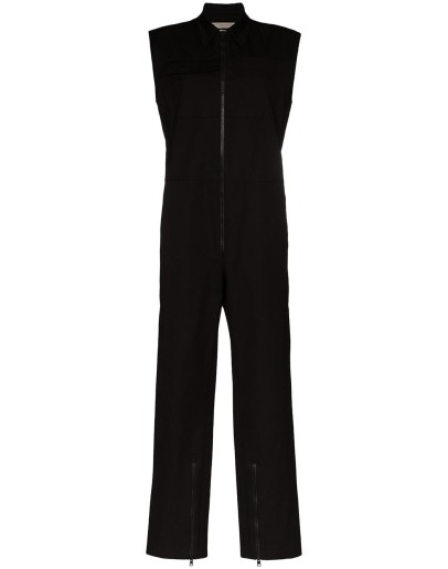 sleeveless utility jumpsuit