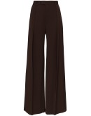 pleated wide-leg trousers