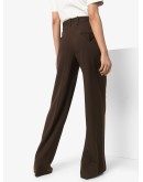 pleated wide-leg trousers