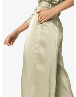 front pleat palazzo pants