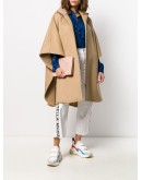 oversized zip-front cape