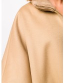 oversized zip-front cape