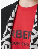 Monogram jacquard cape
