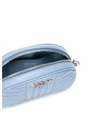 logo-plaque quilted belt bag