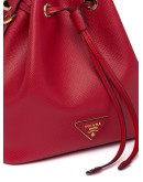 triangle patch bucket bag