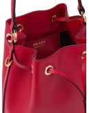 triangle patch bucket bag