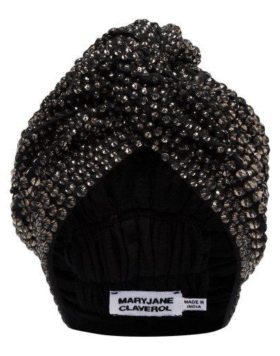 Jones crystal beaded turban