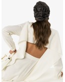 Jones crystal beaded turban