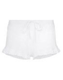 Raffaela ribbed ruffled shorts