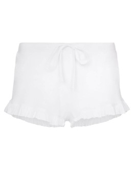 Raffaela ribbed ruffled shorts