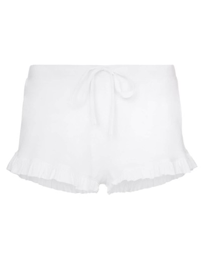 Raffaela ribbed ruffled shorts
