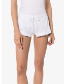 Raffaela ribbed ruffled shorts