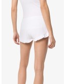 Raffaela ribbed ruffled shorts