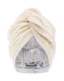 faux-pearl beaded turban
