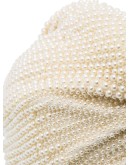 faux-pearl beaded turban