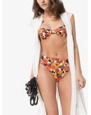 Morgan floral print bikini top