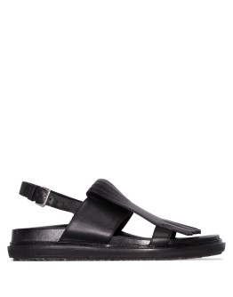 fringed Fussbett sandals
