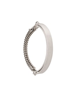 double plaque chain bracelet