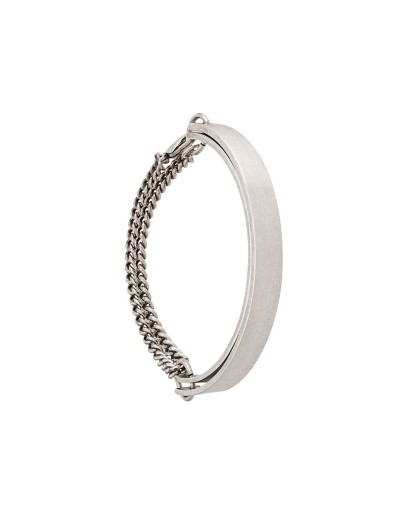 double plaque chain bracelet