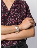double plaque chain bracelet