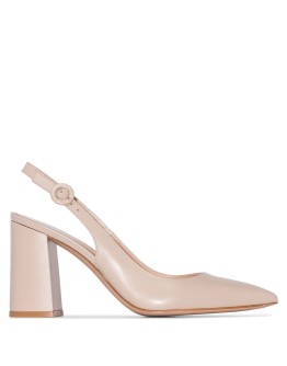 slingback mid-heel pumps