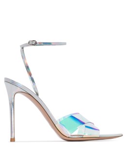 Stark 115mm iridescent PVC sandals