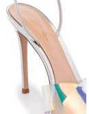 Stark 115mm iridescent PVC sandals