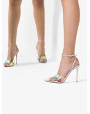 Stark 115mm iridescent PVC sandals